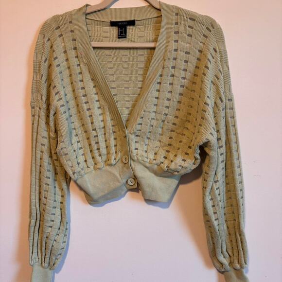 Mint green cropped sweater - Picture 2 of 5